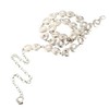 Damara Women Metal Circle Series Hip Waist Chains,Silver