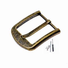 JINBAOSHU 1.5"(38mm-40mm) Belt Buckle Men's Replacement Single Prong Buckle Belt Accessories Bronze