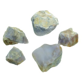 Steinfixx Chalcedony Rough Stone I Gemstone I Healing Stone I 100% Untreated and Natural (150-200 g)