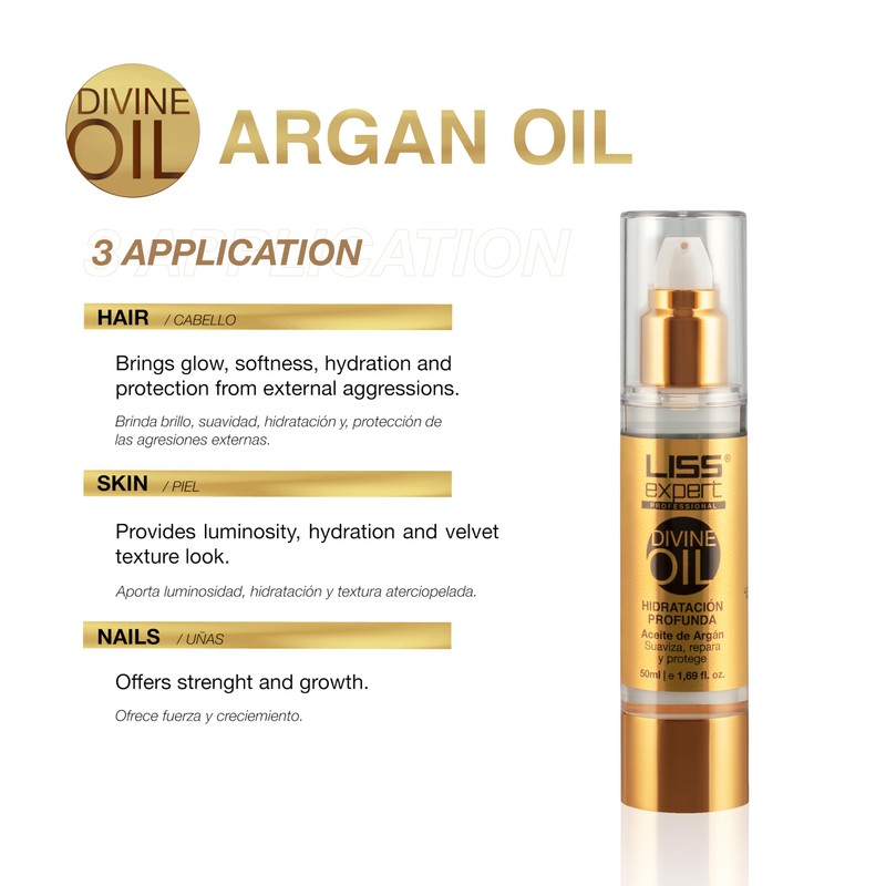 Liss Expert Professional Divine Oil - For Dry, Damaged Skin,