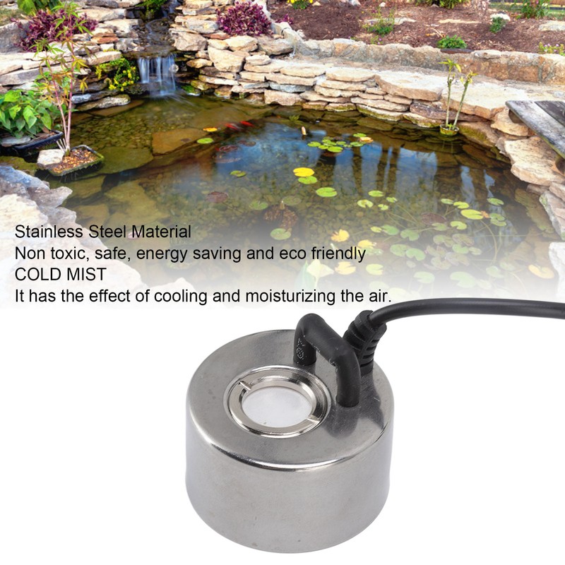 Mist Maker Stainless Steel Pond Ultrasonic Mist Maker for Rockery