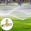 PATIKIL 3/16" Brass Tee Hose Barb Fitting, 3 Ways Union
