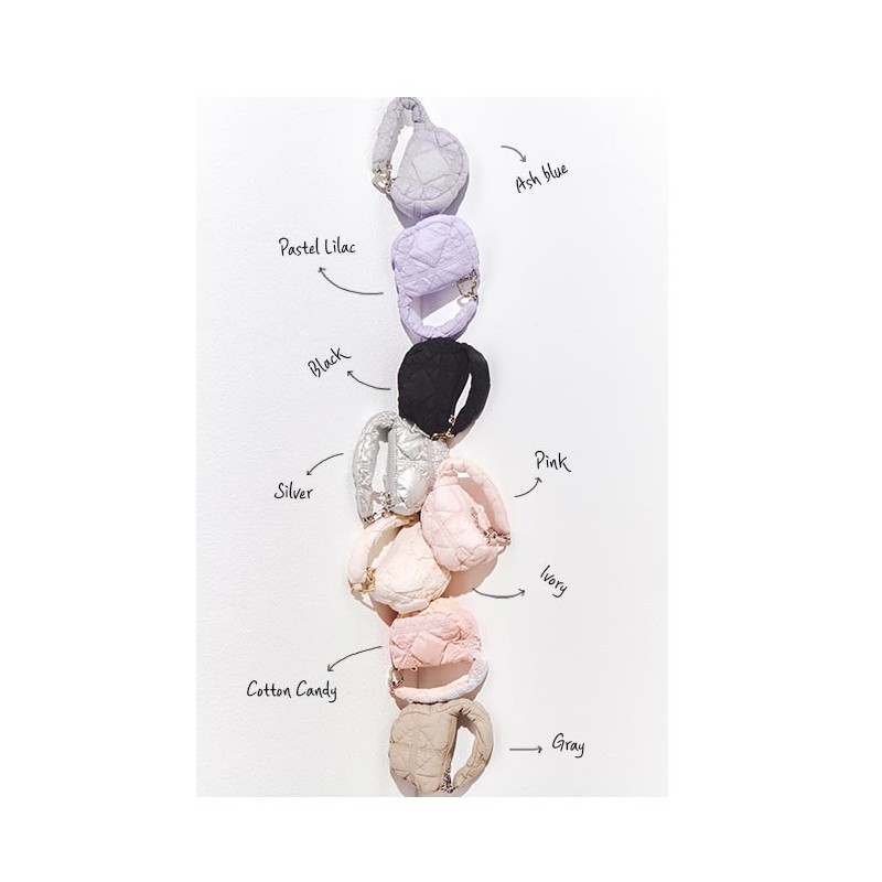 CARLYN Soft Teeny Bag Charm 1ea, Color:Pastel Lilac