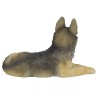 German Shepherd Puppy Sitting Looking Left Collectible Figurine Miniature 4.25"L