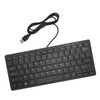 Mini Keyboard Mini Ultra Thin 78 Keys USB Wired Keyboard