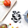 VAPKER Black Push Pins Set 200Pcs,Binder Clips,Hook Pushpin,Gear Marking Thumtacks,Heart