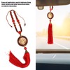 Buddha Decor Rosewood Statue Pendant Lucky Car Interior Decoration for