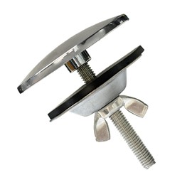 2 Inch Kitchen Sink Hole Cover,Bright Chrome Stainless Steel Faucet Hole Cover,Kitchen Sink Tap Hole Plate Stopper Cover Blanking Metal Plug, Sink Hole Cover Stainless Steel