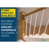 Zipbolt 11.560 Angled Railbolt — Angled Staircase Handrail to Newel