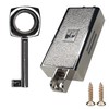 cyclingcolors Cabinet Lock with Key Chrome-Plated Furniture Wardrobe Cupboard Drawer