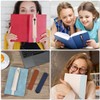 WUSJCOF 7PCS Selbstklebender Lederstifthalter, PU Leder Pen Holder, Stiftschlaufe Selbstklebend