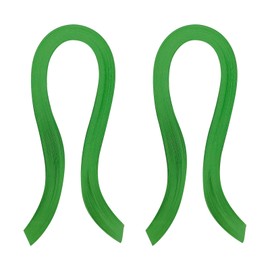 Qiveno 2Pack Quilling Paper Strips Quilling Art Strips 120 Pcs 1/8"(3mm) 54cm Origami Paper Quilling Strip for Art DIY Hand Craft Christmas((Dark Green)