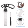 Flensent Key Fob Cover with Keychain for Toyota Highlander Sequoia