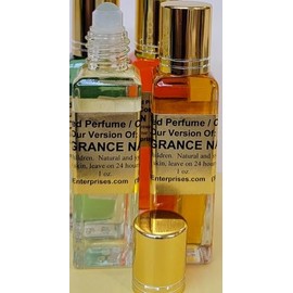 HYWD Enterprises Perfume Oil Comparable to AU THE ROUGE for women, Fragrance Rendition, Eau de Parfum, 1 oz. (30ml) Tall Glass Roll on