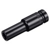 sourcing map 1/2" Drive by 11mm Deep Impact Socket, Heat-Treated