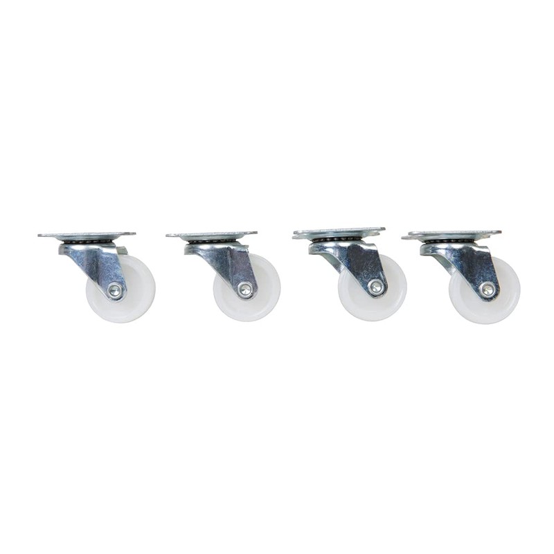 Fixman 372189 Light Duty Swivel Castors 4pk 31 mm