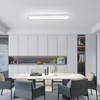 Naroume 37.4" Metal LED Ceiling Light,Slim, Edge Lit - 55W
