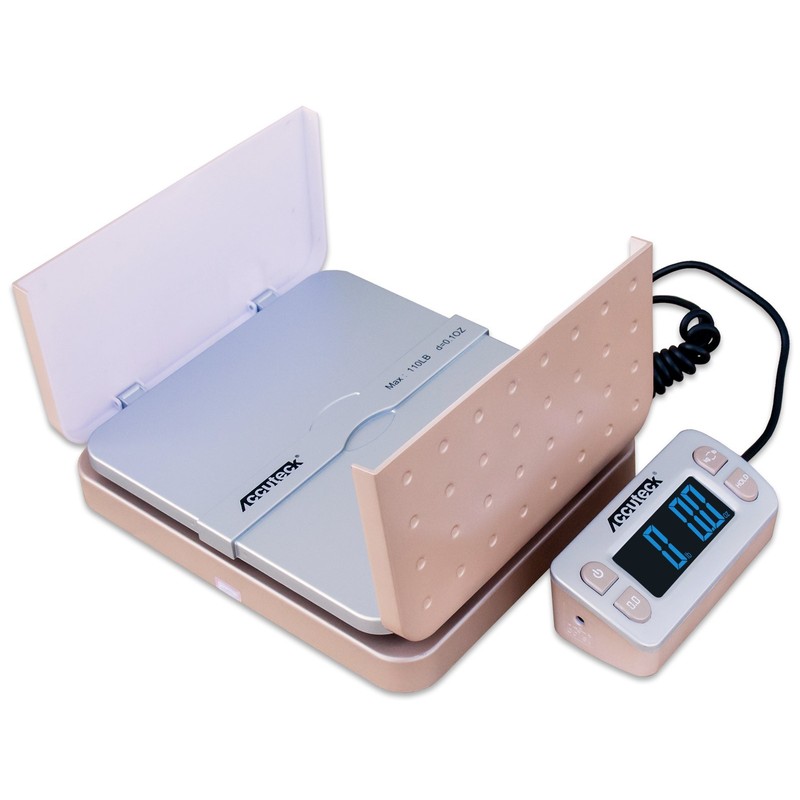Accuteck ShipPro W-8580 110lbs x 0.1 oz Gold Digital Shipping