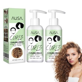 Dyceittdia Curl Hair Defining Cream, Cream for Defining Curls, Volumising Cream for Curly Hair, Moisturising Fluffy Long Lasting Hold, 2 Pieces x 50 ml, Hair1