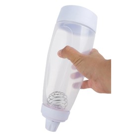 Forreen Dough Scoop Pancakes with Mixing Ball, Dough Dispenser Multi-Purpose Squeeze Bottle No Leak One-Handed Operation Condiment Bottles for Cakes Pancakes Muffins Waffles