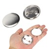 Tnfeeon Blank Pin Button, 100 Pieces 44 mm / 1.7