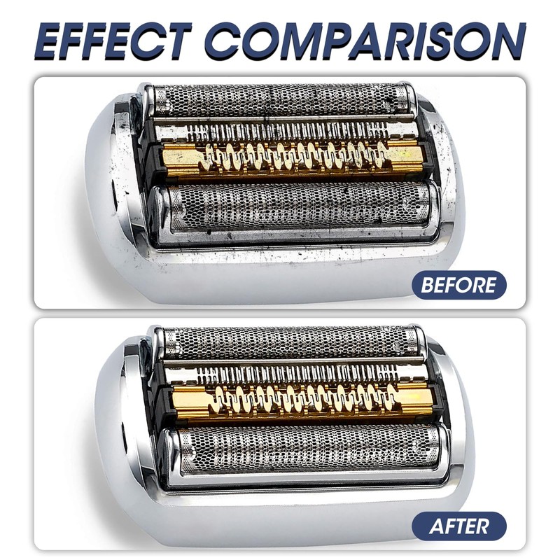 Electric Shaver Cleaning Solution - Electric Razor Cleaner，Compatible With Braun