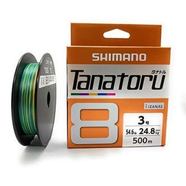 Shimano PL-F88S Tanatoru 8 PE Fishing Line, 1,640.2 Feet (500 M), No. 3.0