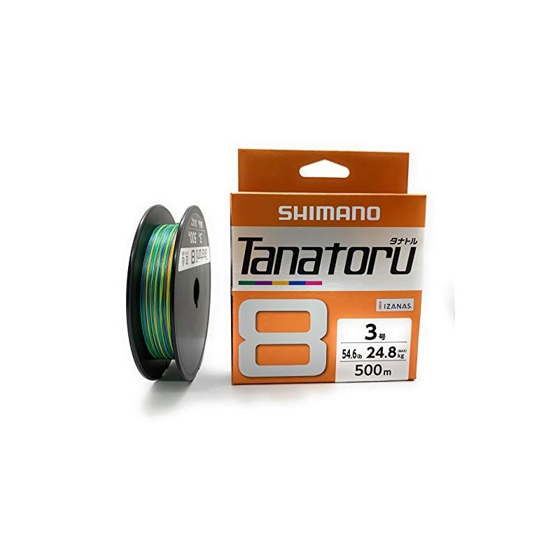 Shimano PL-F88S Tanatoru 8 PE Fishing Line, 1,640.2 Feet (500