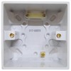 47mm Back Box 1 Gang Deep Surface Pattress Backbox with
