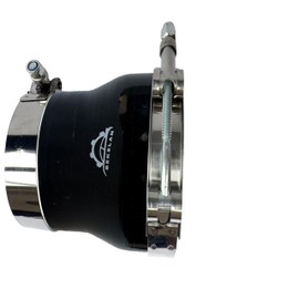 Bekelan 4" to 5"(102-127mm) High-Temp Silicone Reducer Hose With Stainless T-Bolt Clamp - Heavy Duty 4-Ply Reinforced Design for Automotive Turbo/Intercooler/Intake Piping/Industrial Hydraulic