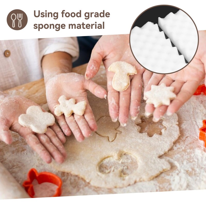 Fondant Shaping Sponge Pad, 2 Pcs Gum Paste Flowers Sponge