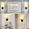 wkeessee Bedside Wall Mount Light with Outlet and Dimmable Switch,