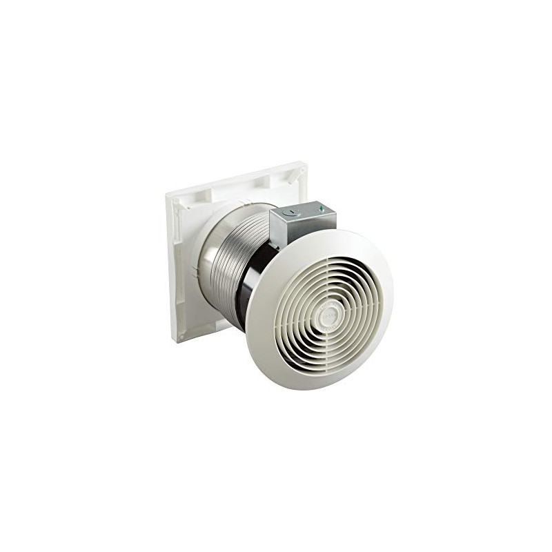 Broan-NuTone 512M Through-the-Wall Ventilation Fan White Cover, 6-Inch 70 CFM