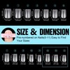 TOMICCA Artificial Nail Tips for Gel Nails Gel Nails Coffin