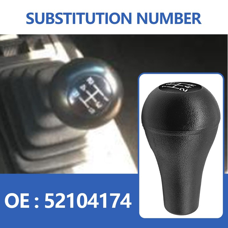 SYudwen Manual Gear Shift Knob with Cover 5 Speed Replace#
