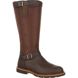 ROCKY Mens Great Falls 16 Inch Waterproof Pull On Casual Boots Over the Knee - Brown - Size 11 2E