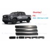 GMC Overlay 4PCS Matte black Door Rear Sierra Elevation Emblem