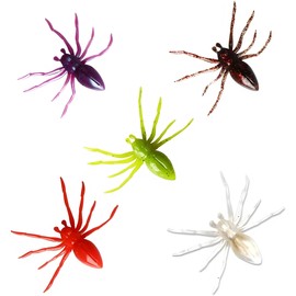 Topwater Spider Fishing Lure Bait - Soft Spider Lures for Bass Trout Pike,TPE Flexible Body for Lifelike Action, Perfect for Freshwater Saltwater Fishing
