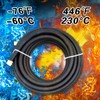 Medoon 6AN PTFE Fuel Line Kit, Nylon Stainless Steel Braided