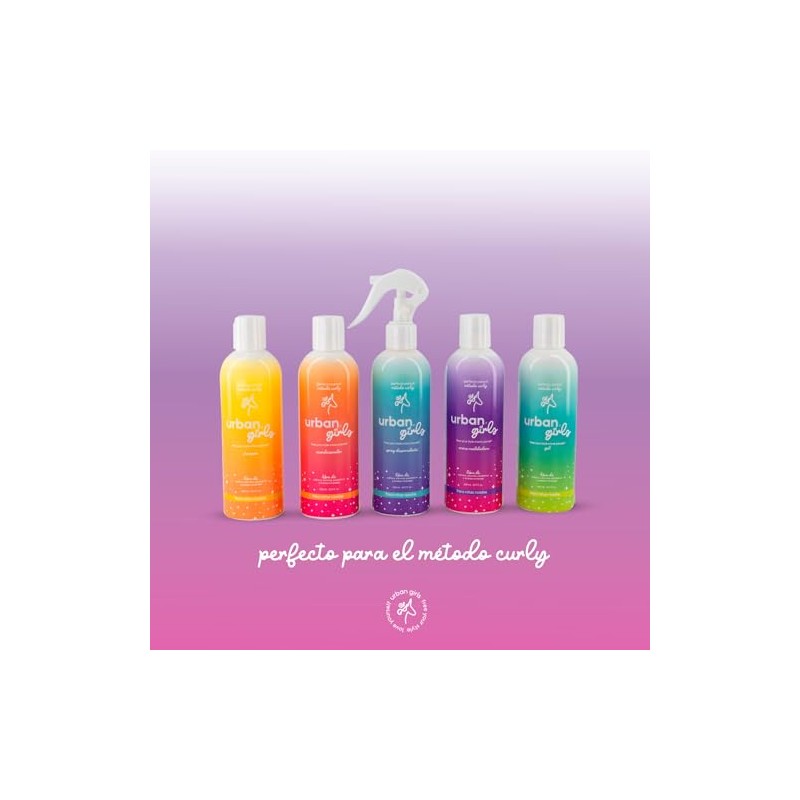 URBAN CURLS Crema Moldeadora para Niñas Cabello Rizado 240 ml