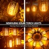 4PCs Solar Torch Lights Outdoor, 43 inch 96 LED, Waterproof