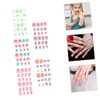 Beavorty Children's Nails Set 120pcs Fake Nails Kit for Kids
