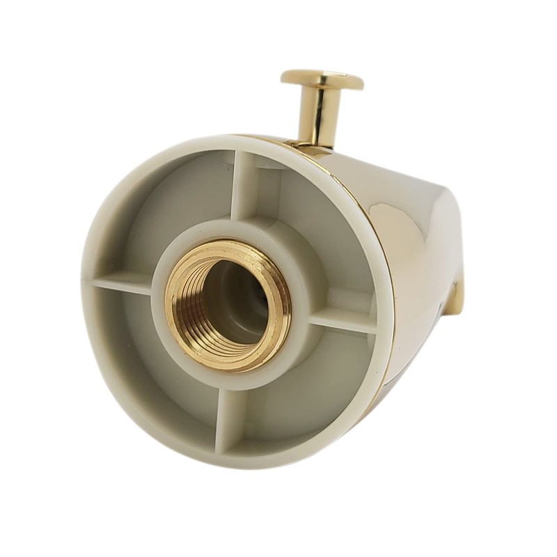 Westbrass E531D-12R-01 5-1/4" Rear Diverter Tub Spout with 1/2" or