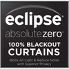 Eclipse Absolute Zero 100% Blackout 40×95" Single Panel Grommet Curtain