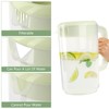 BPFY Clear Plastic Pitcher with Lid, 2 Pack Clear Water