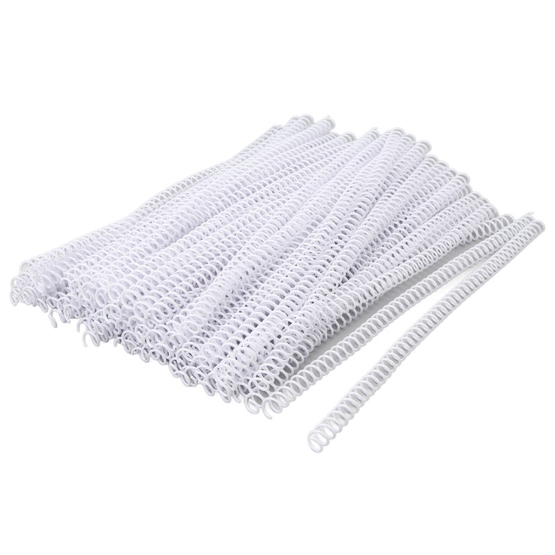 100PCS Spiral Binding Coils 48 Loops 4:1 Pitch A4 Paper
