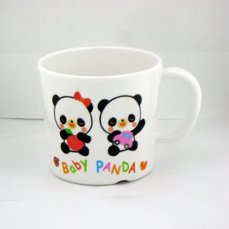 Nagao Unbreakable Kids Cup, 200ml, Baby Panda, Dishwasher Safe, Made