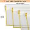 DMIMIA 20 Sheets Flower Wrapping Paper, Waterproof Floral Bouquet Wrapping