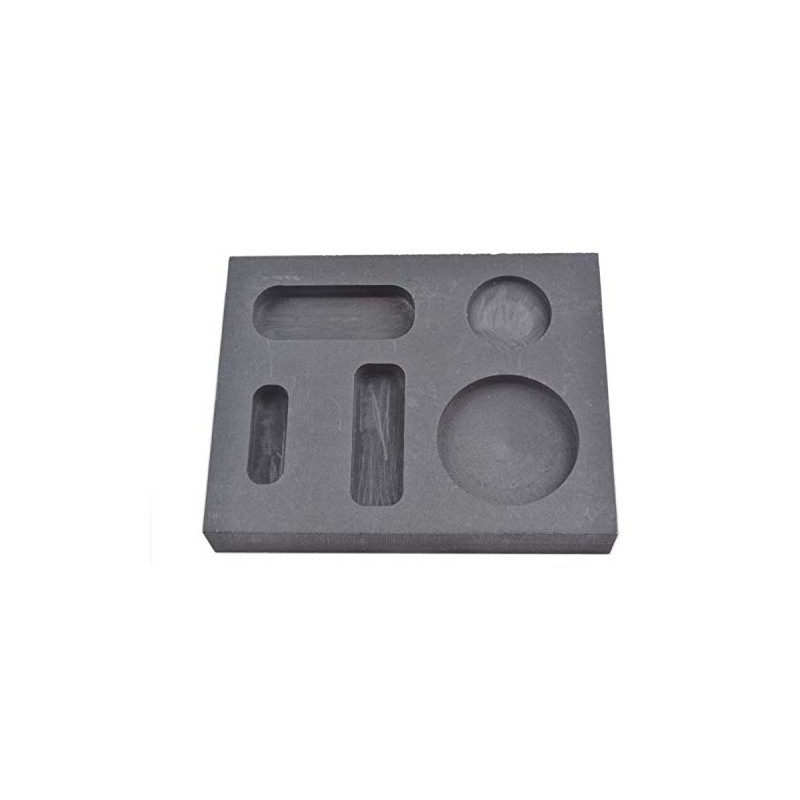 LLFAU Graphite Casting Ingot Mold Metal Refining Scrap Bar Coin