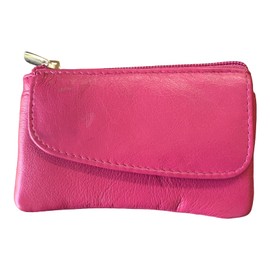 Golunski Small Soft Leather Coin Purse with Coin Purse Credit Card, Pink, Petit, Purses